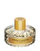 Moon Carnival Top notes: Passionfruit, Bergamot, Pink Freesia. Heart notes: Tuberose, Gardenia, Orchid. Base notes: Marshmallow, Tonka Bean, Vanilla
