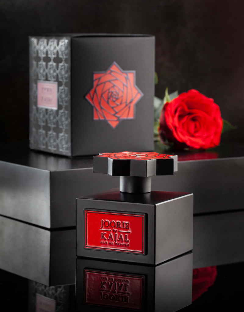 Visual of Joorie by Kajal EDP 100ml.  A new niche fragrance; part of the Warde Collection.