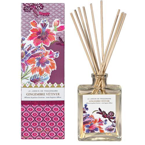 Fragonard Gingembre Vétiver Room Diffuser & 10 sticks - Parfums De France 