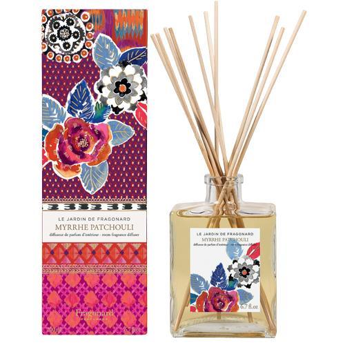 Fragonard Myrrhe Patchouli Room Diffuser & 10 sticks - Parfums De France 